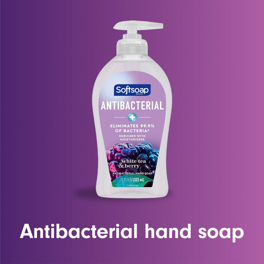 Softsoap pump close-up demonstrating easy dispensing and controlled use