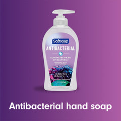Softsoap pump close-up demonstrating easy dispensing and controlled use