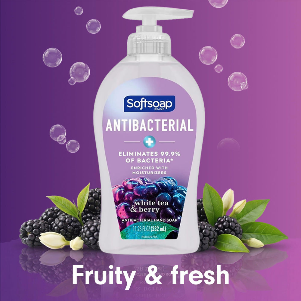 Close-up of Softsoap ingredient panel emphasizing transparency and info