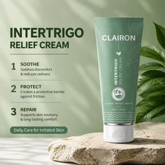 SOHOBLOO applied to inner thigh demonstrating friction relief benefit