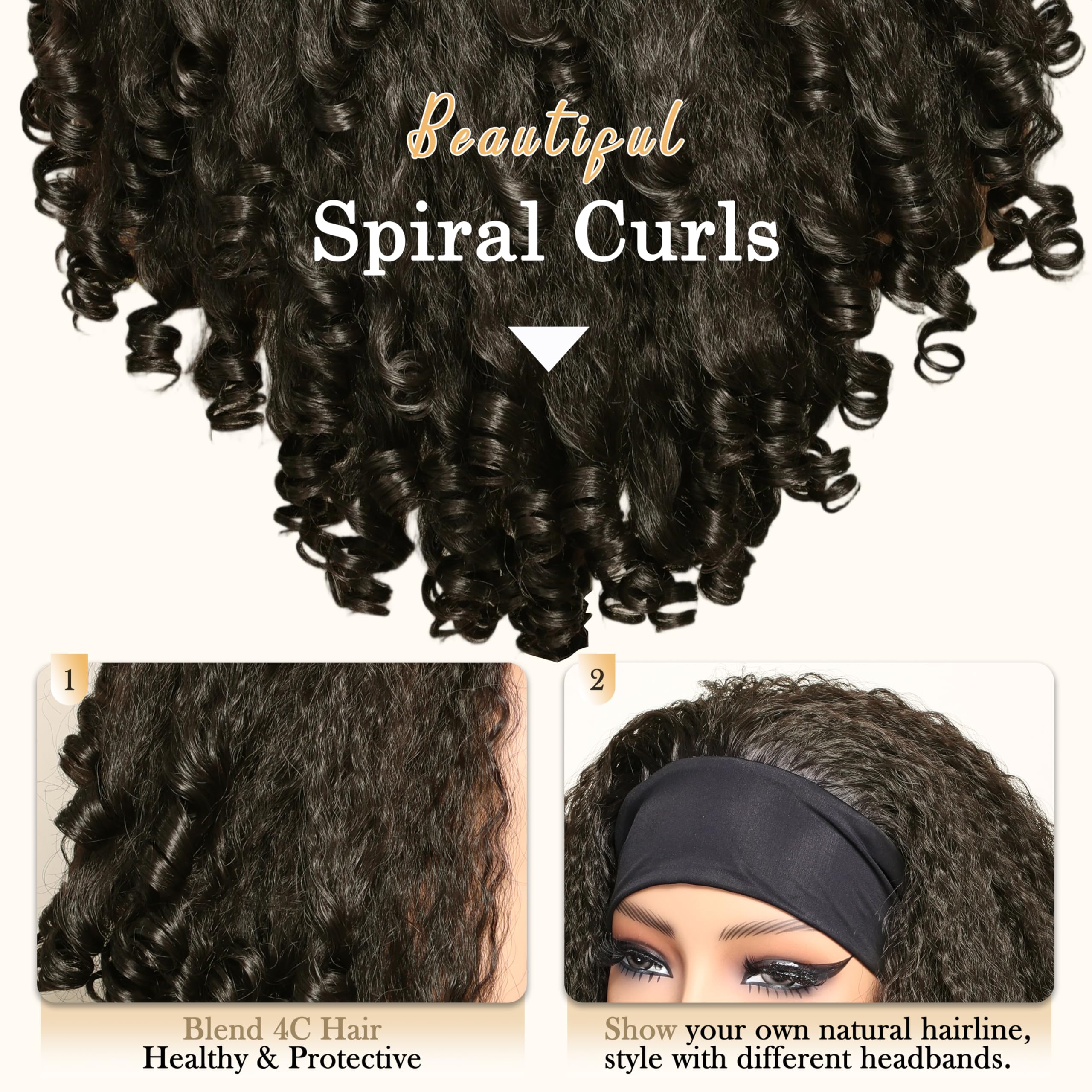 SOKU headband attachment close-up, secure glueless fit benefit