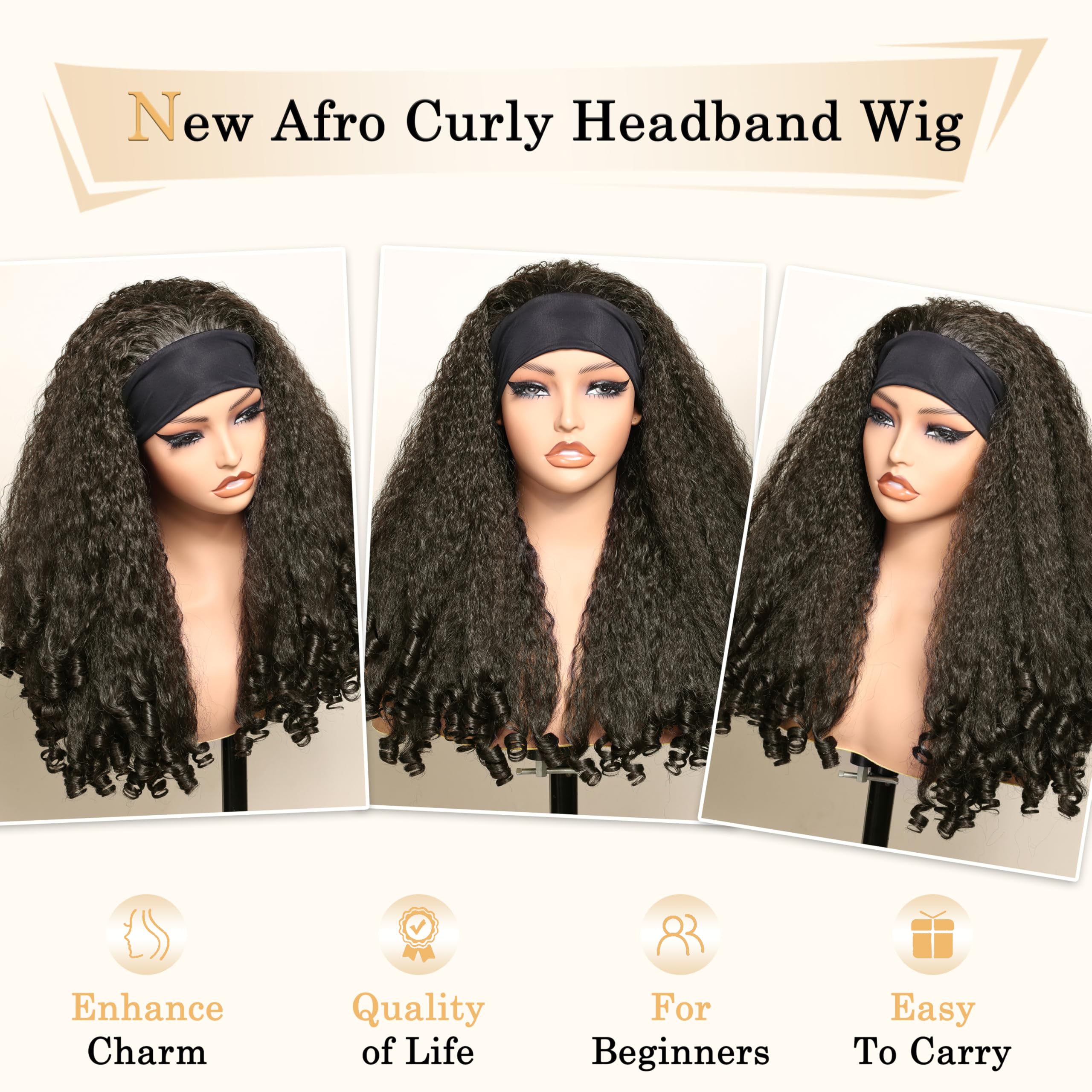 SOKU wig worn outdoors lifestyle, easy-ready styling benefit