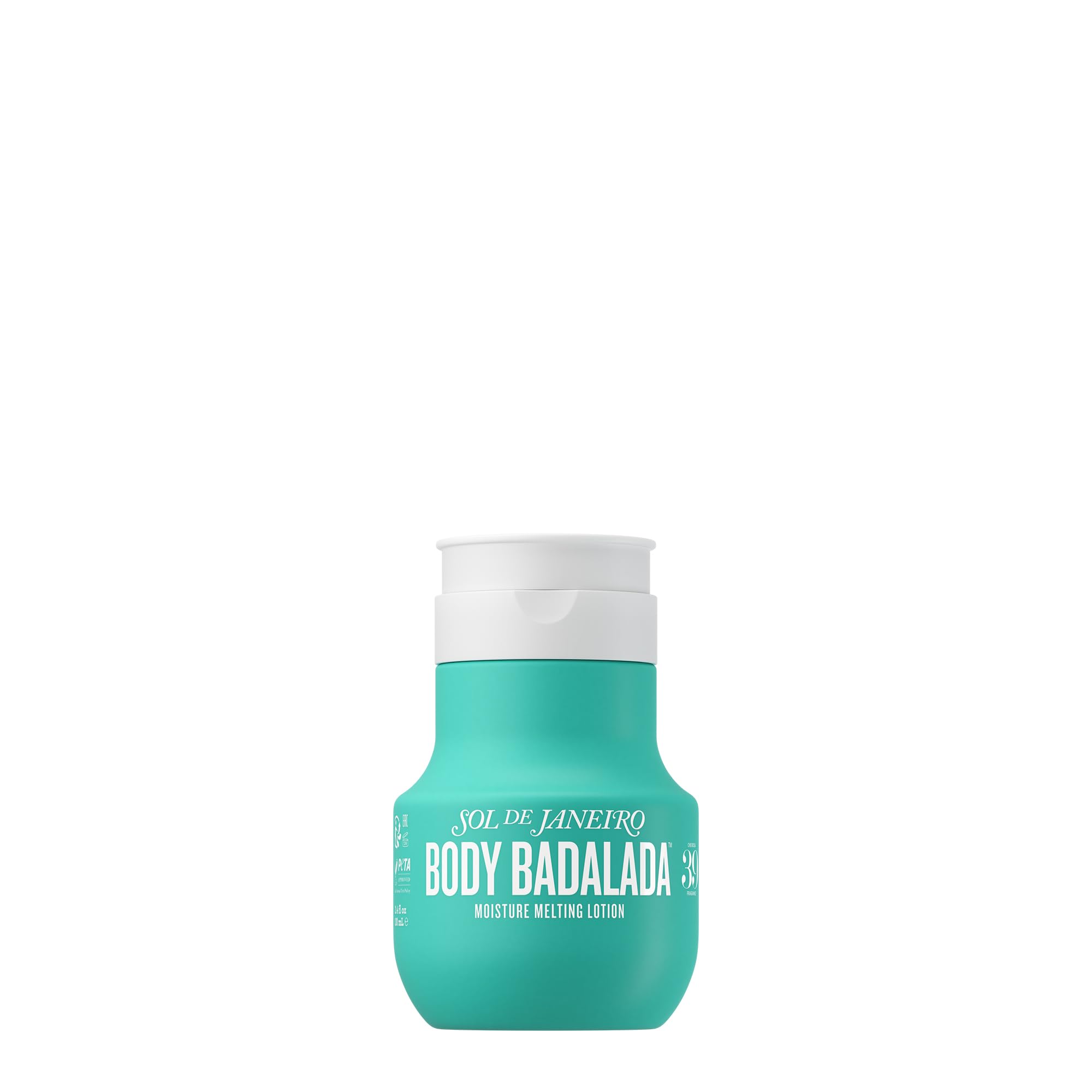 Sol de Janeiro front packaging showing the lotion and appealing branding for easy recognition
