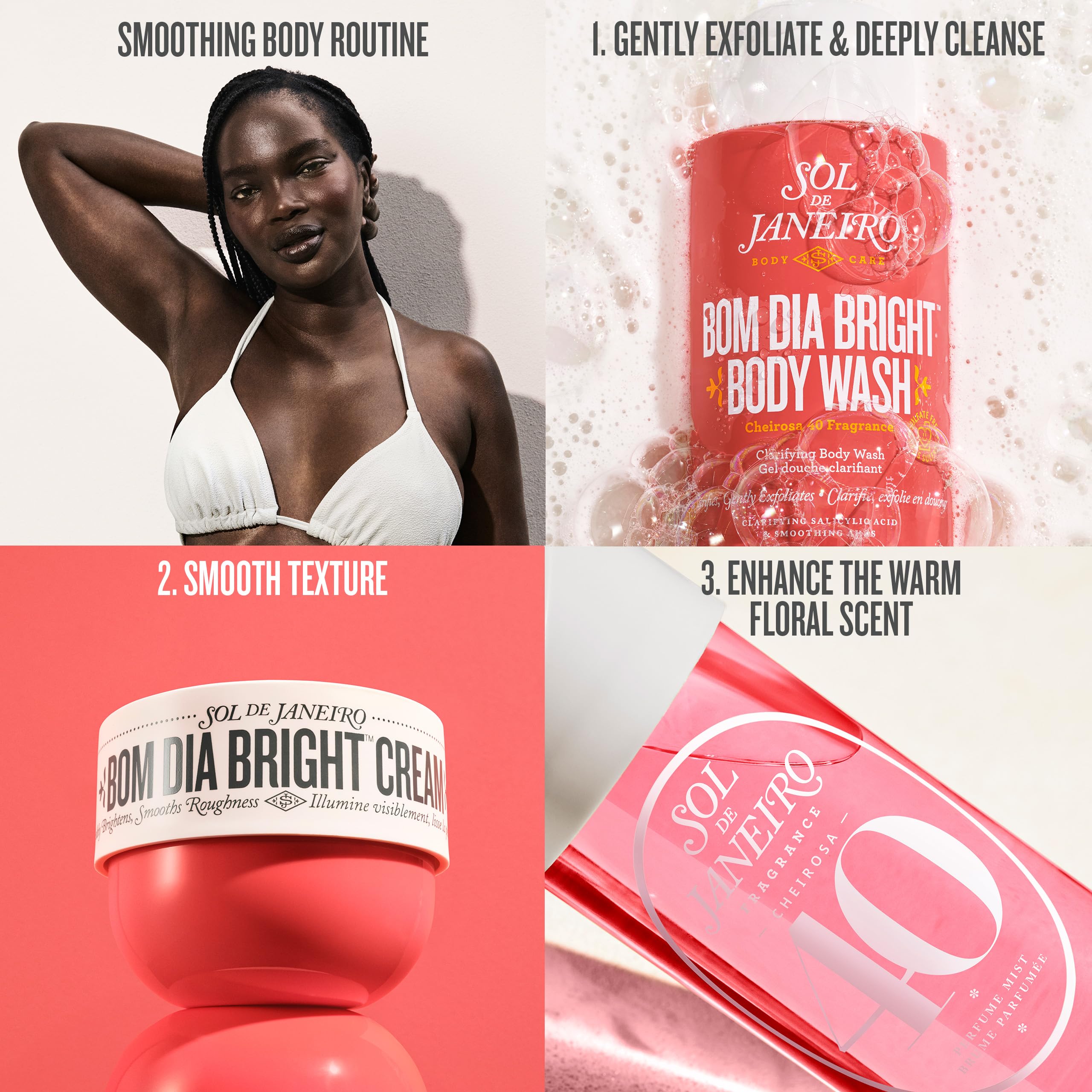 Sol de Janeiro fragrance notes visual of black amber plum and vanilla benefit