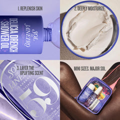 Sol de Janeiro Cheirosa 59 mist bottle spraying for quick fragrance refresh