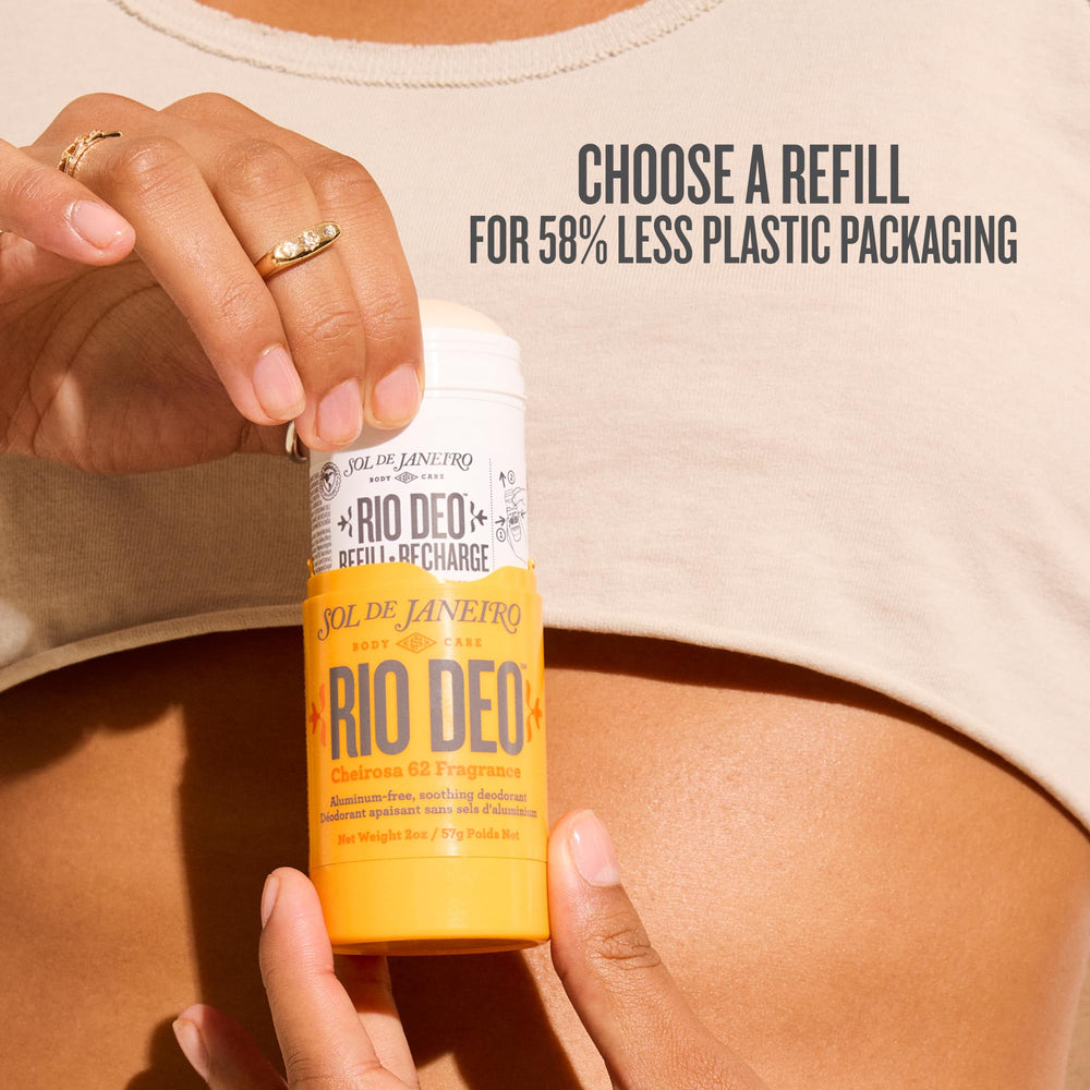 Sol de Janeiro close-up label detail highlighting fragrance name and use