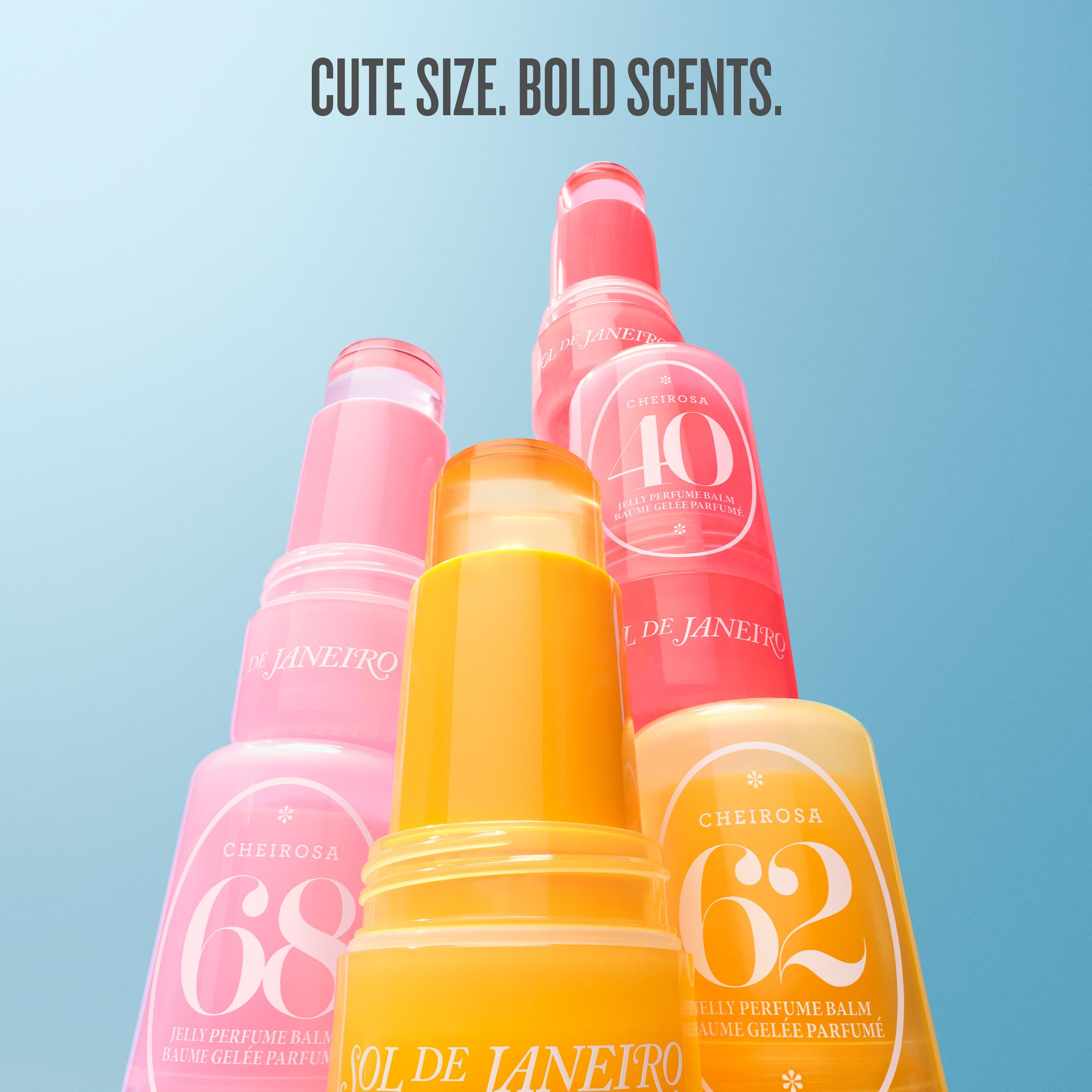 Sol de Janeiro balm styled on beach towel invoking tropical, ocean-like scent benefit