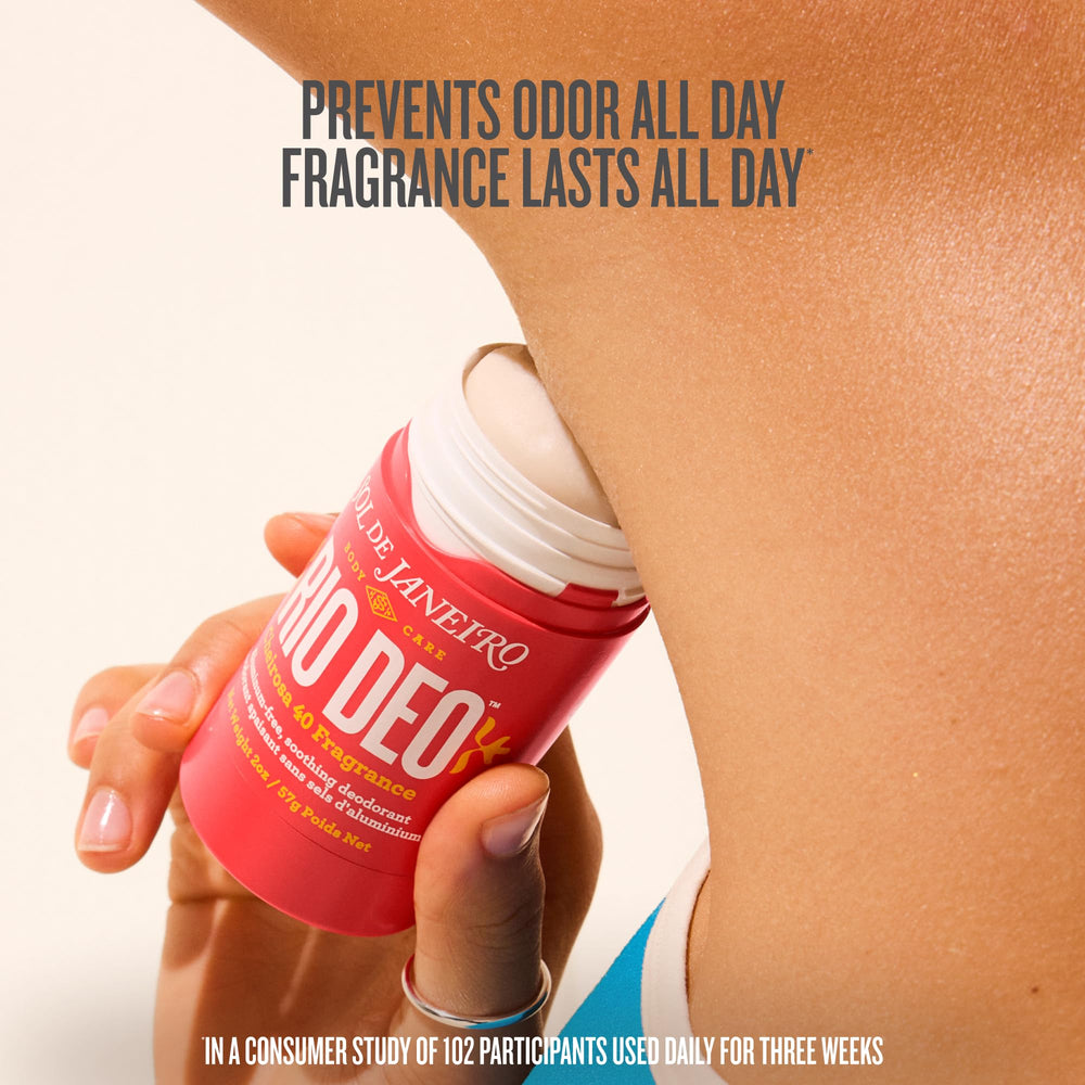 Sol de Janeiro close-up of deodorant texture highlighting smooth, non‑irritating finish