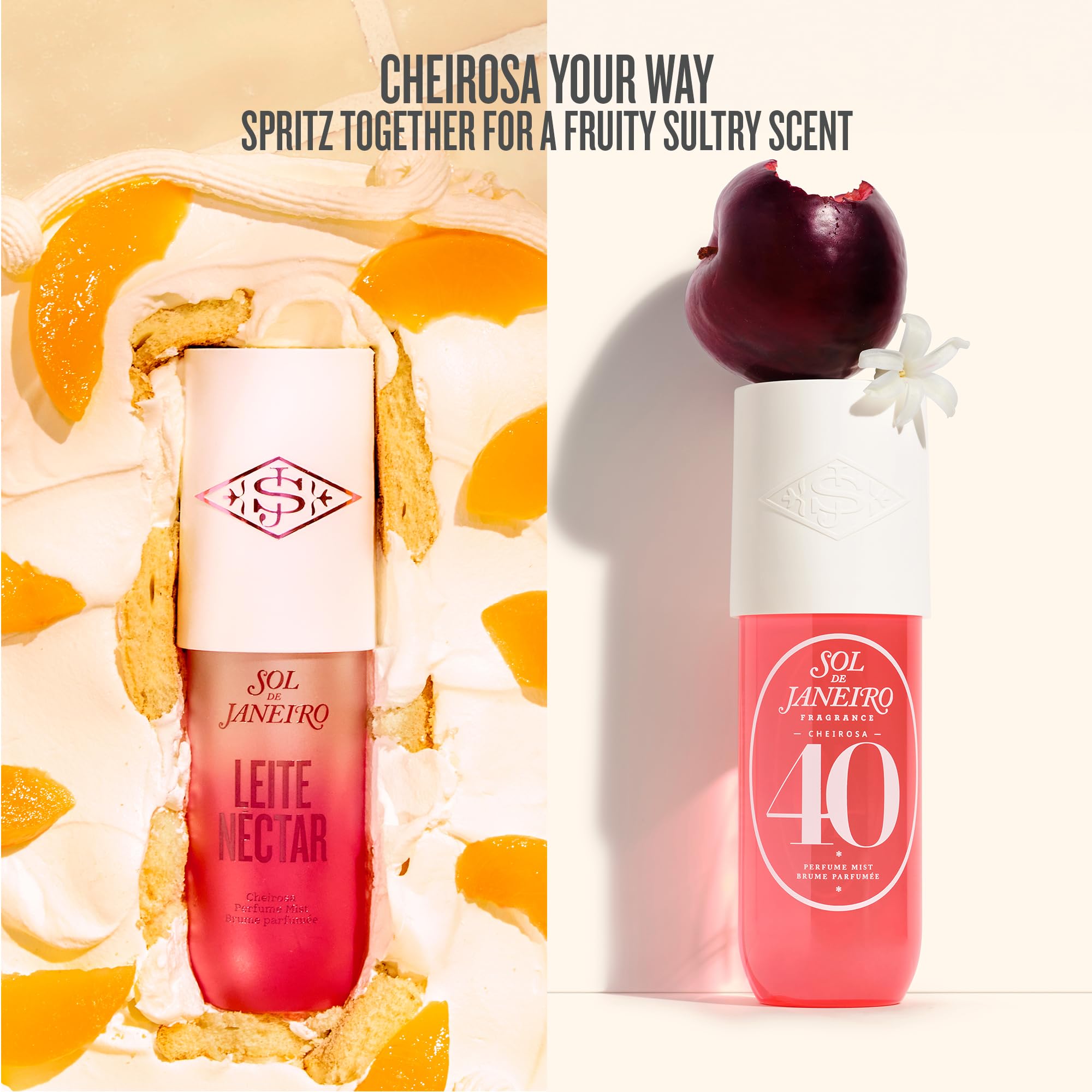 Sol de Janeiro bottle on bathroom shelf suggesting everyday indulgence benefit