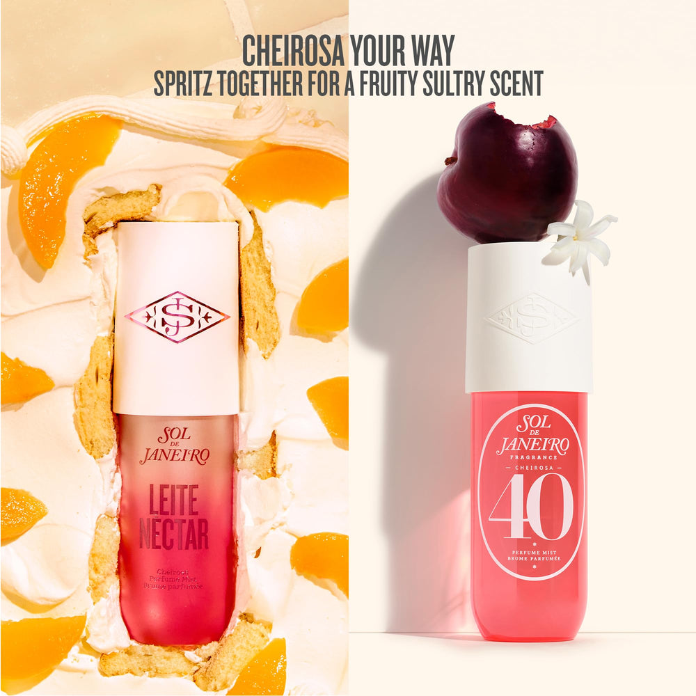 Sol de Janeiro bottle on bathroom shelf suggesting everyday indulgence benefit