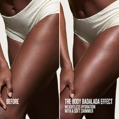Sol de Janeiro golden mica shimmer detail highlighting soft-focus radiance