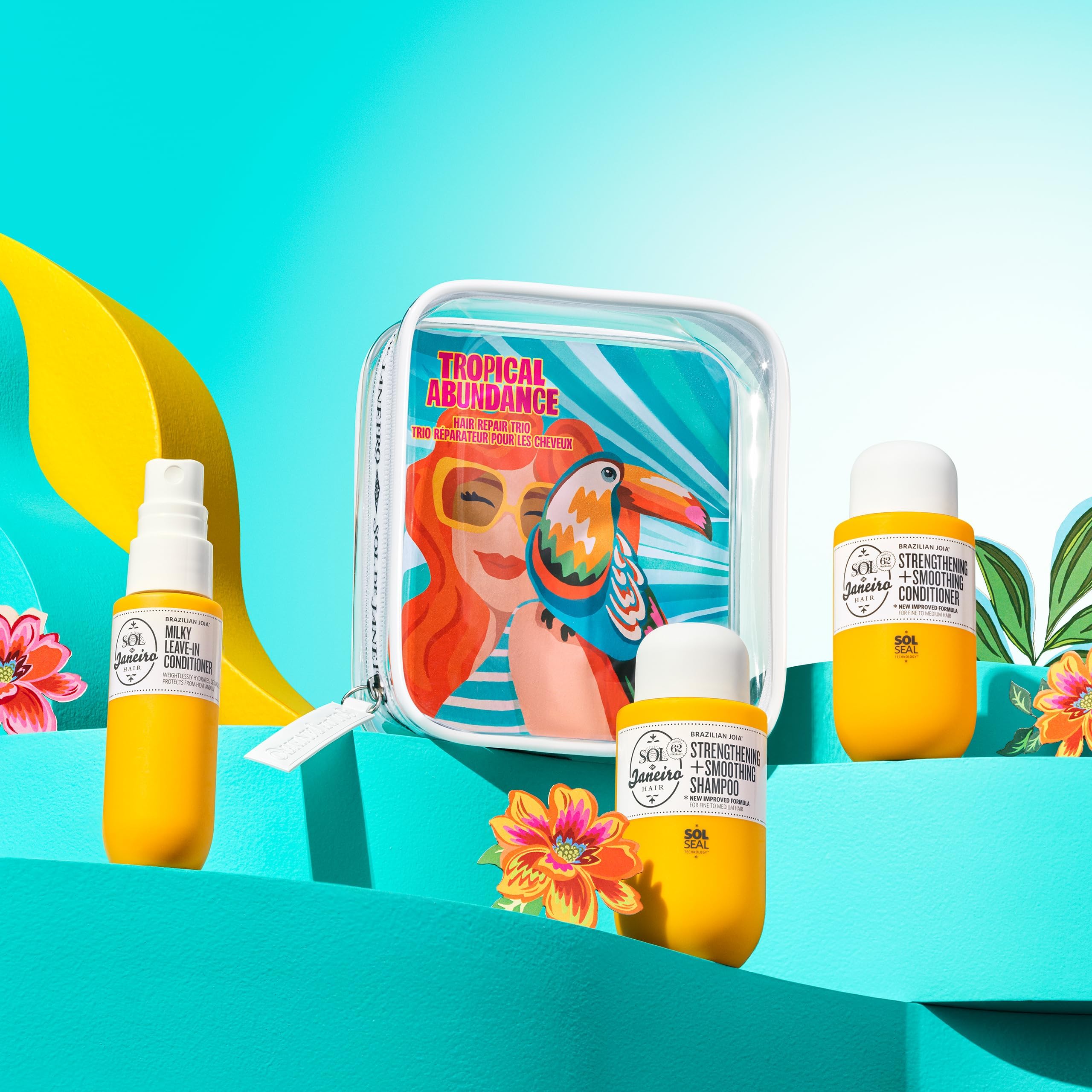 Sol de Janeiro travel size comparison with everyday items showing portability benefit