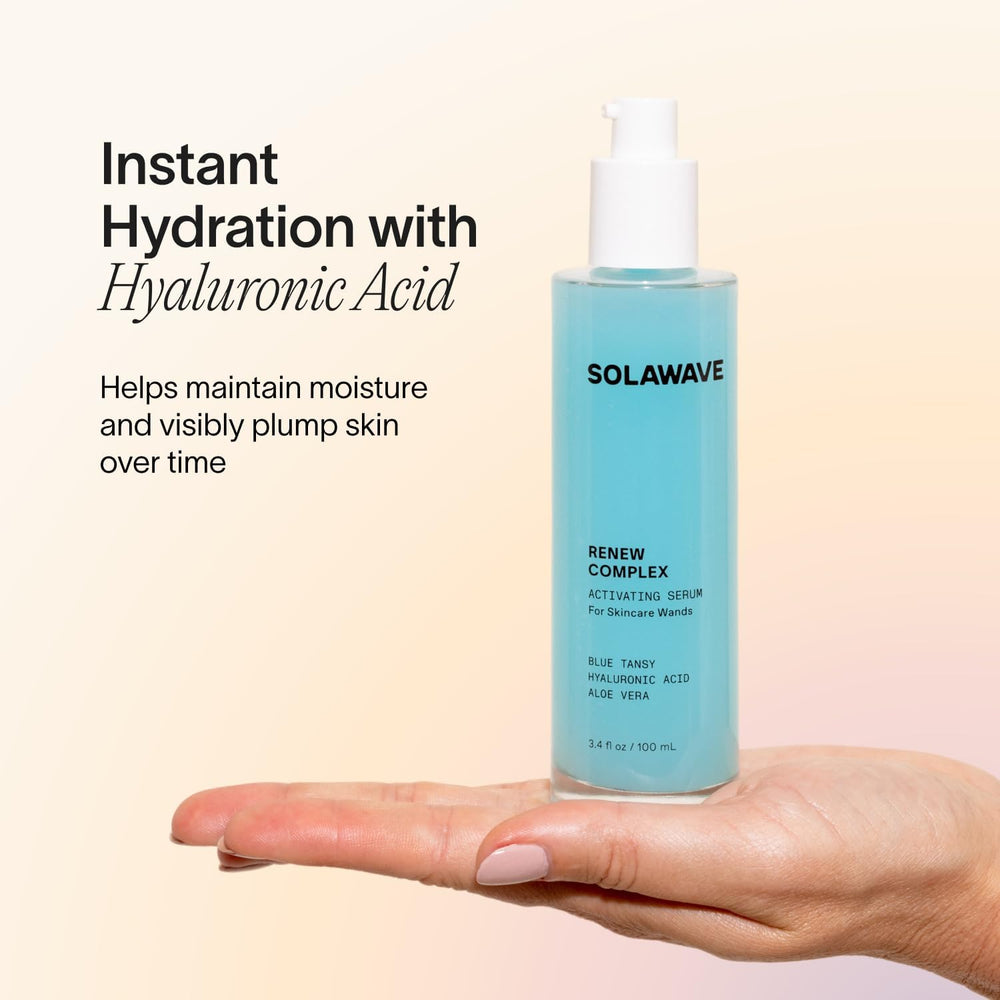 Solawave label close-up emphasizing natural ingredients and transparency
