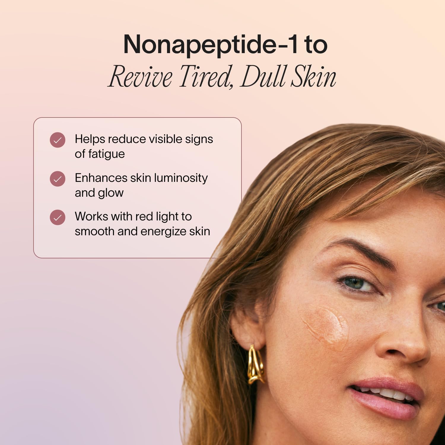 Solawave serum with open cap revealing nozzle for controlled dispensing and mess-free use