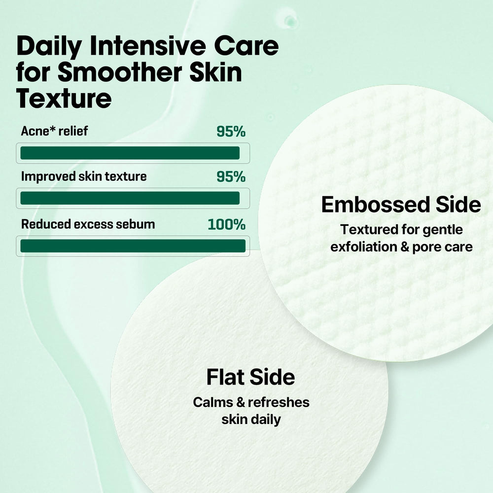 SOME BY MI applying pad to cheek for smoother refined skin