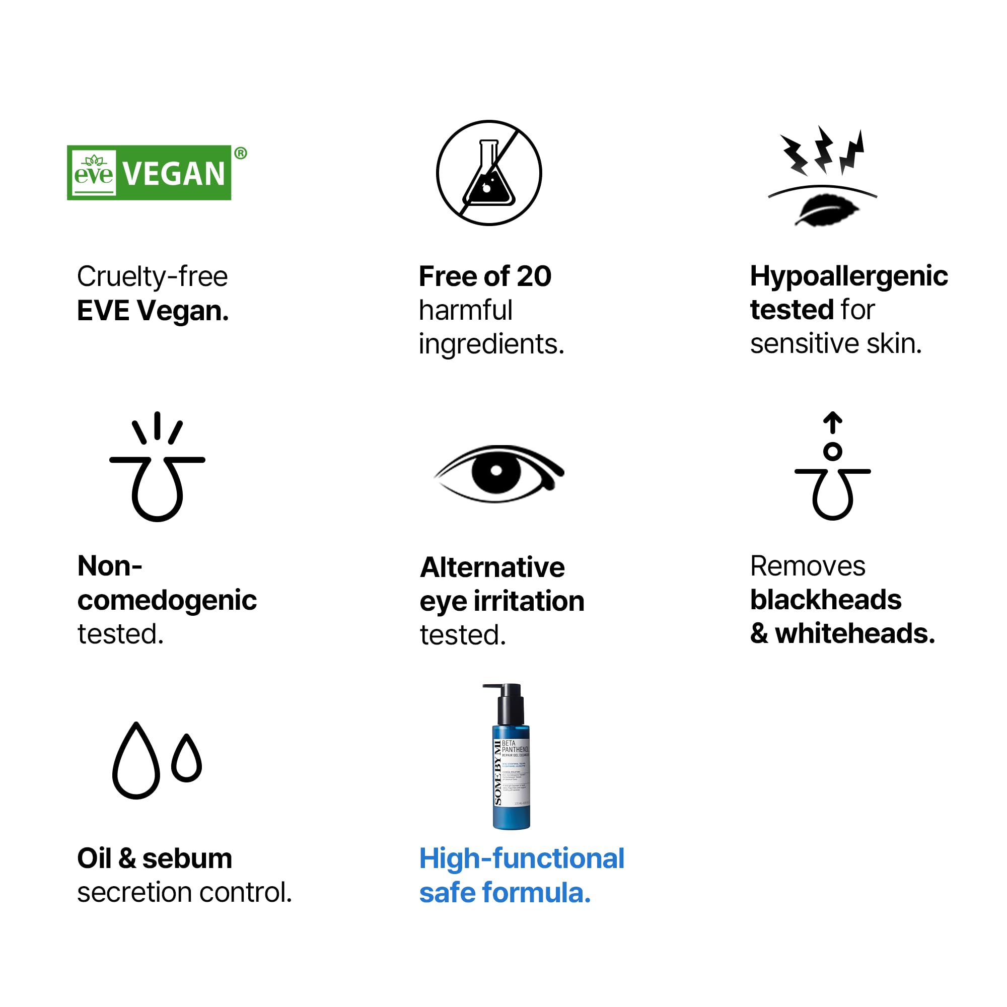 SOME BY MI bottle held in hand to show size and travel-friendly convenience