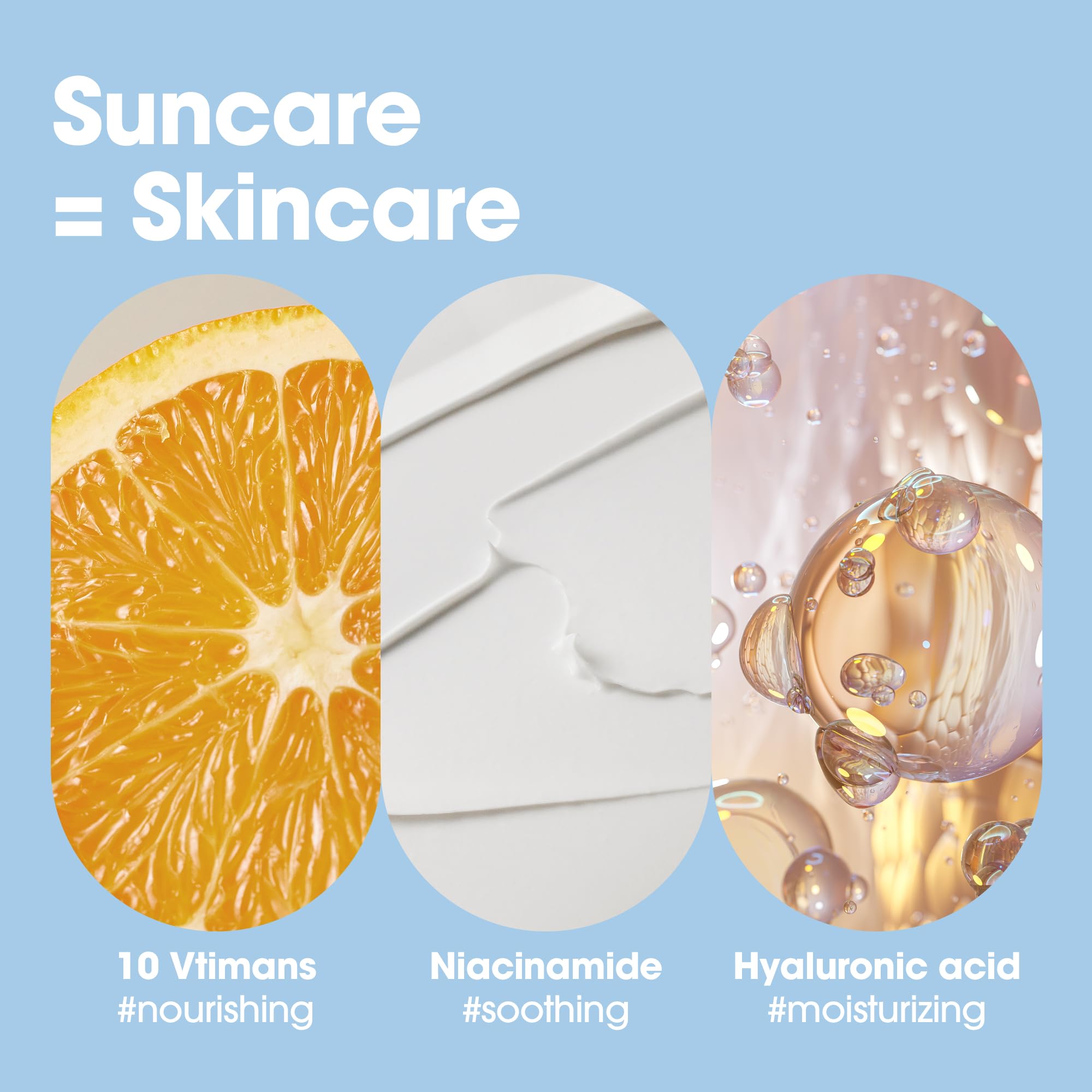 SOME BY MI sunscreen absorbed into skin leaving a non-greasy, invisible finish