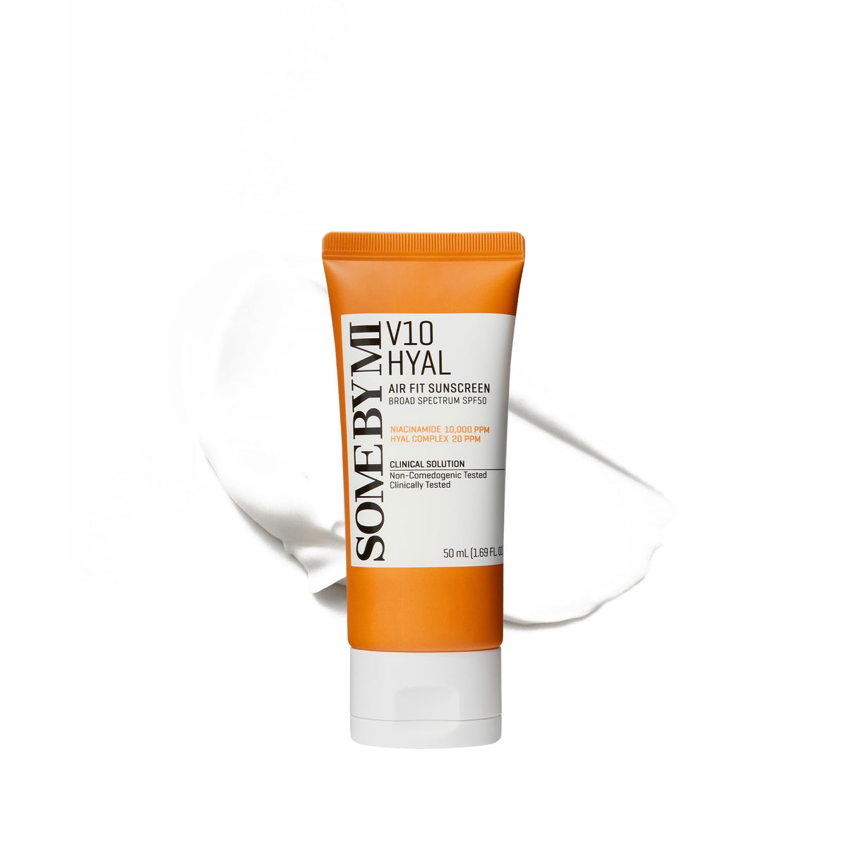 SOME BY MI front packaging showing SPF 50 protection and compact design for travel