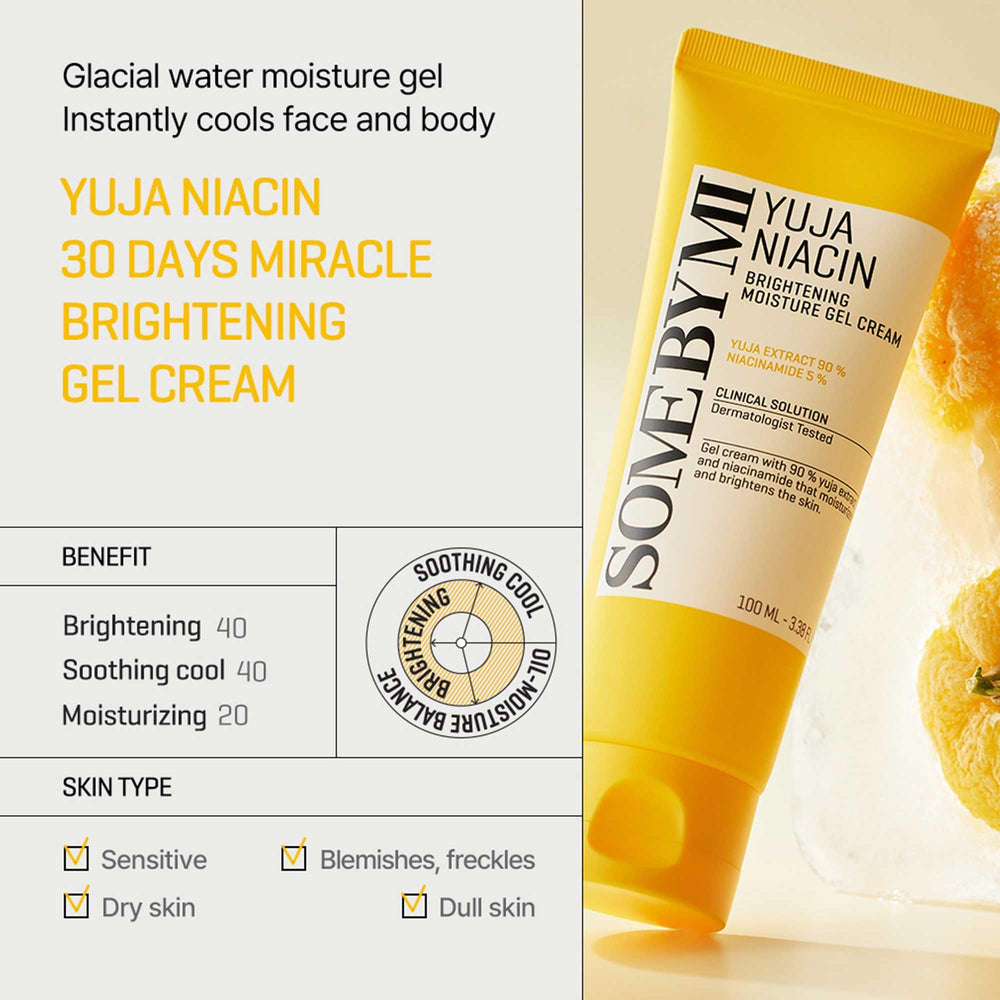 SOME BY MI close-up of gel cream texture highlighting lightweight hydration