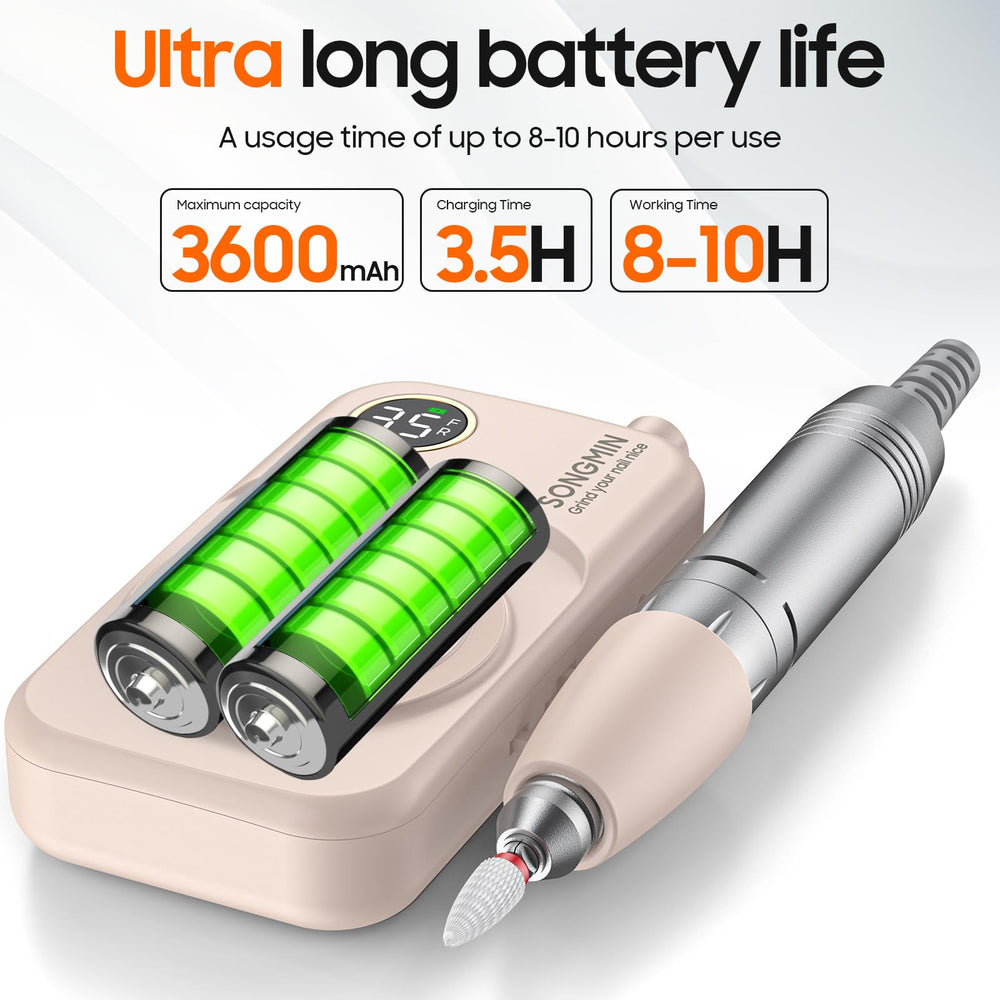 SONGMIN LCD screen and buttons visible, offers clear speed and direction control