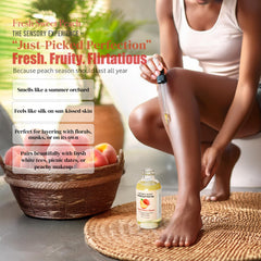 Soothing House oil texture on skin closeup showing non-greasy absorbency benefit