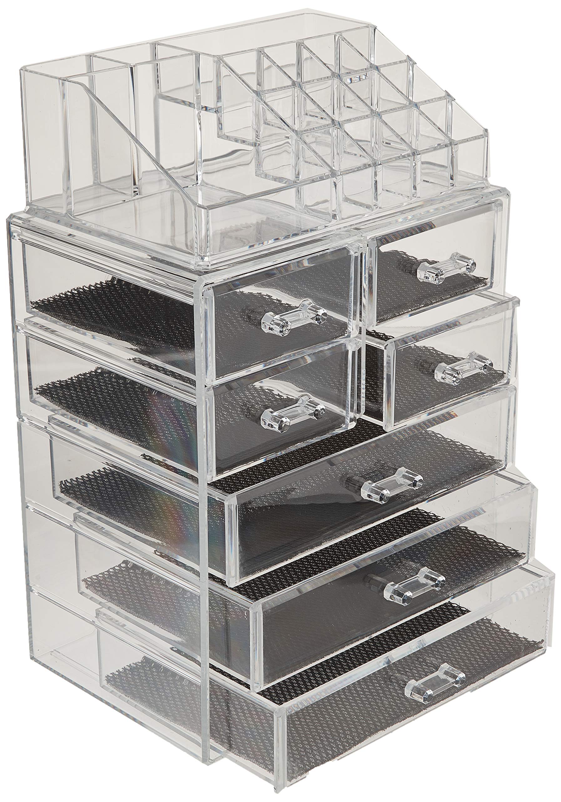 Sorbus small drawers holding lipsticks and eyeliners for neat separation