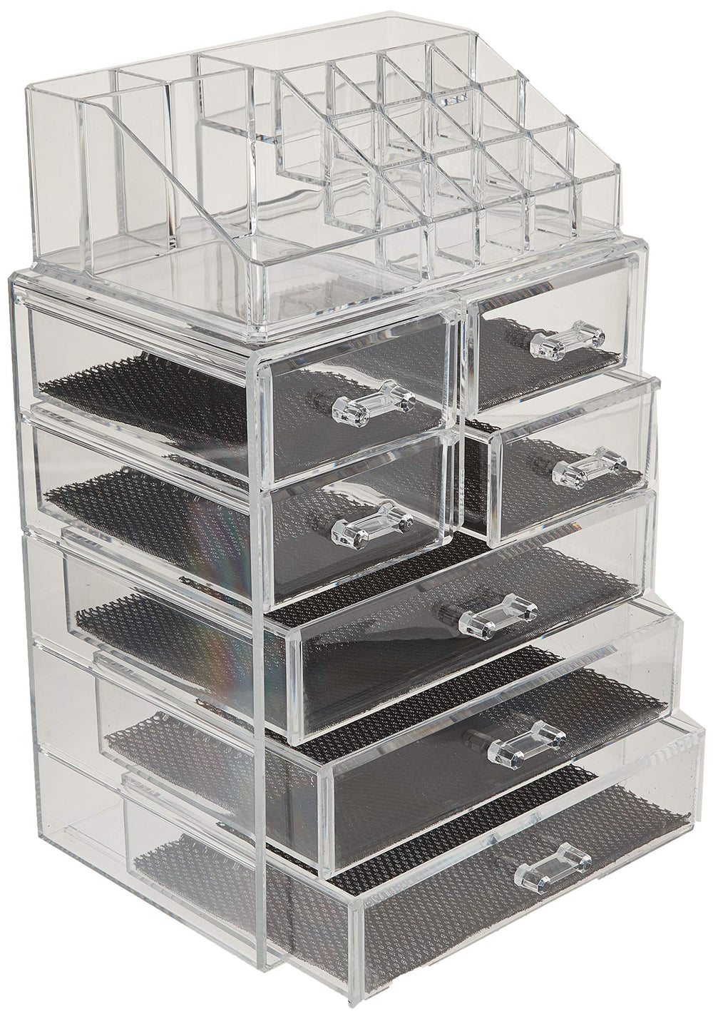 Sorbus small drawers holding lipsticks and eyeliners for neat separation