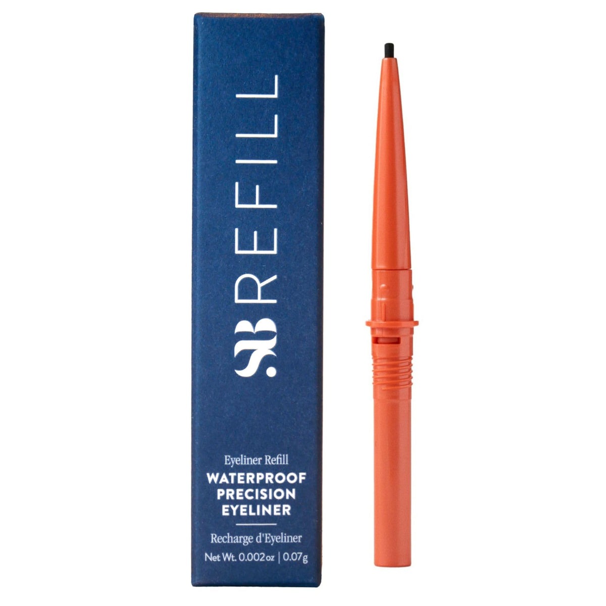 SOSHE Checkmate front packaging showing slim refill and bold black shade benefit