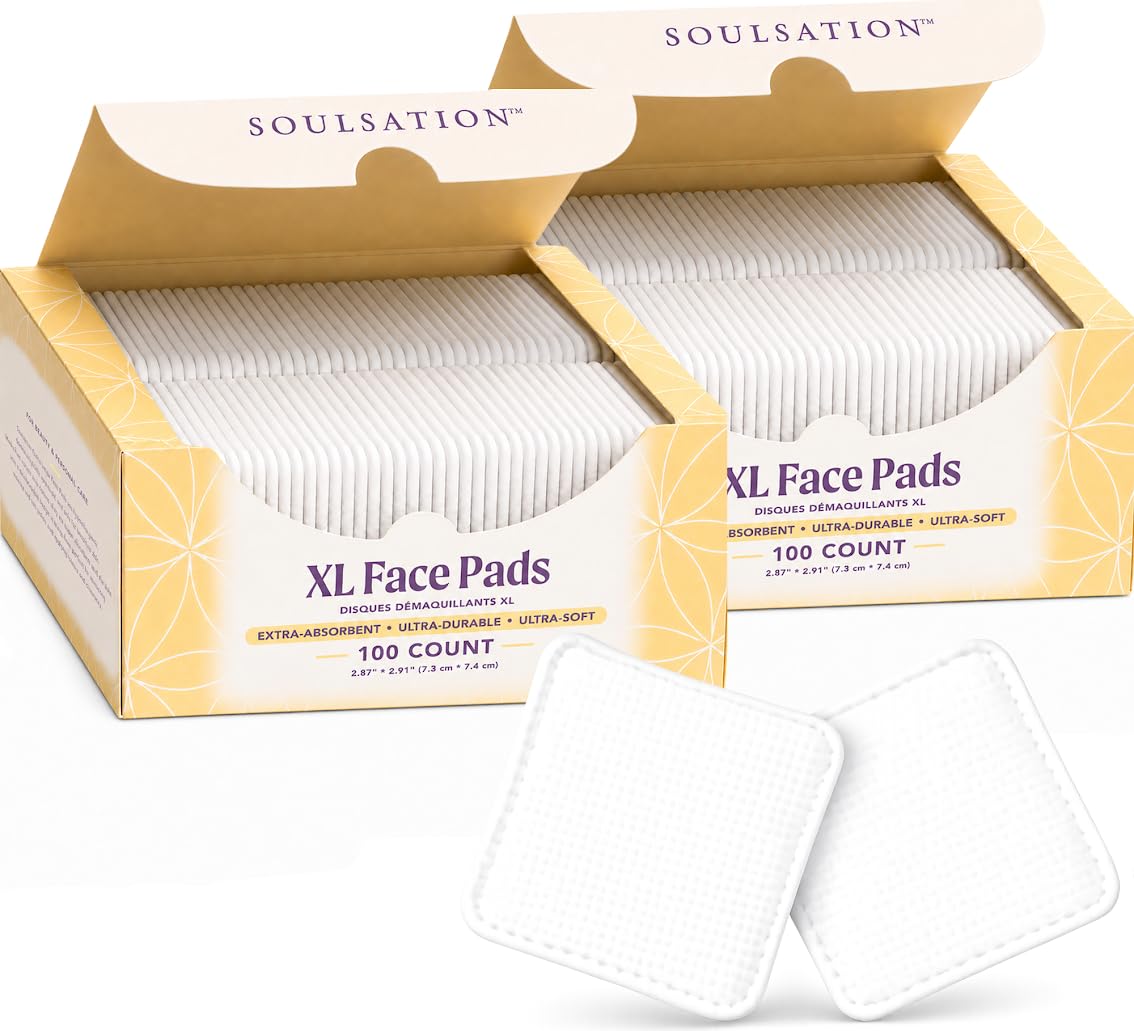 SoulSation front packaging showing 200-count pads and practical packaging benefits
