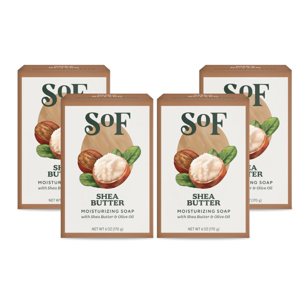 South Of France front packaging showing moisturizing shea butter benefits