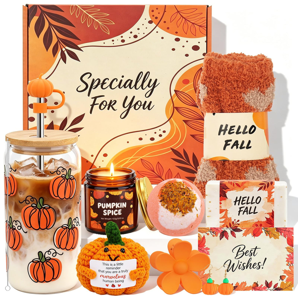 Soyminer front-of-box showing orange themed gift packaging and instant presentation benefit