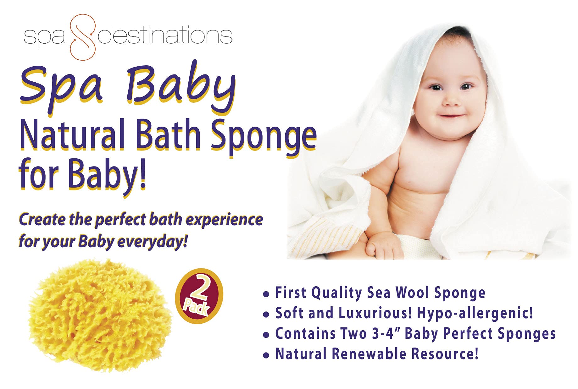 Spa Destinations two-pack view with label emphasizing natural materials