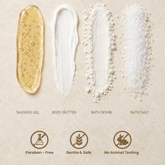 spa luxetique bath bombs fizzing in water conveying relaxing soak benefit