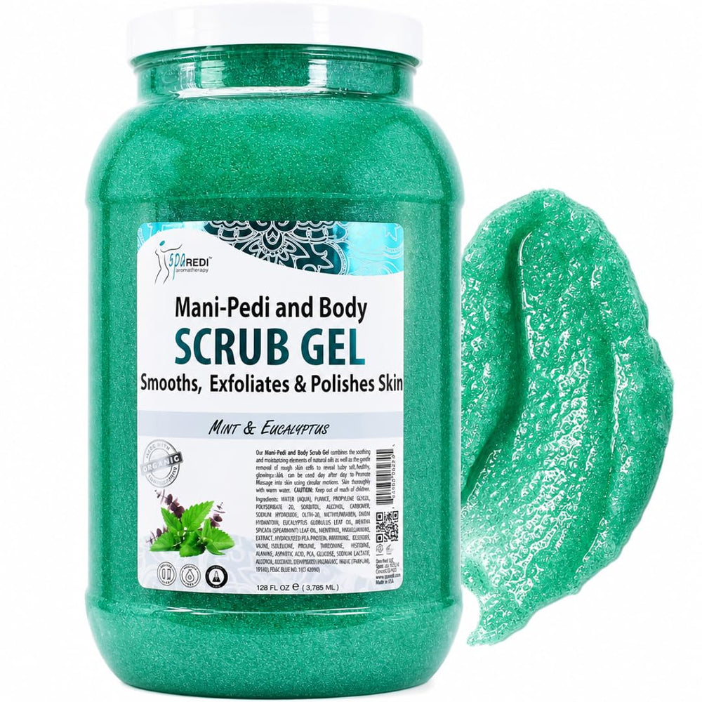 SPA REDI front packaging showing 128 oz professional size and clear labeling benefit