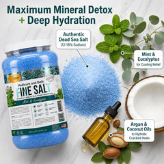SPA REDI fine grain texture in hand highlighting exfoliating benefit