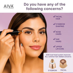 Spa Sciences AIVA close-up of micro blades for painless precise hair removal