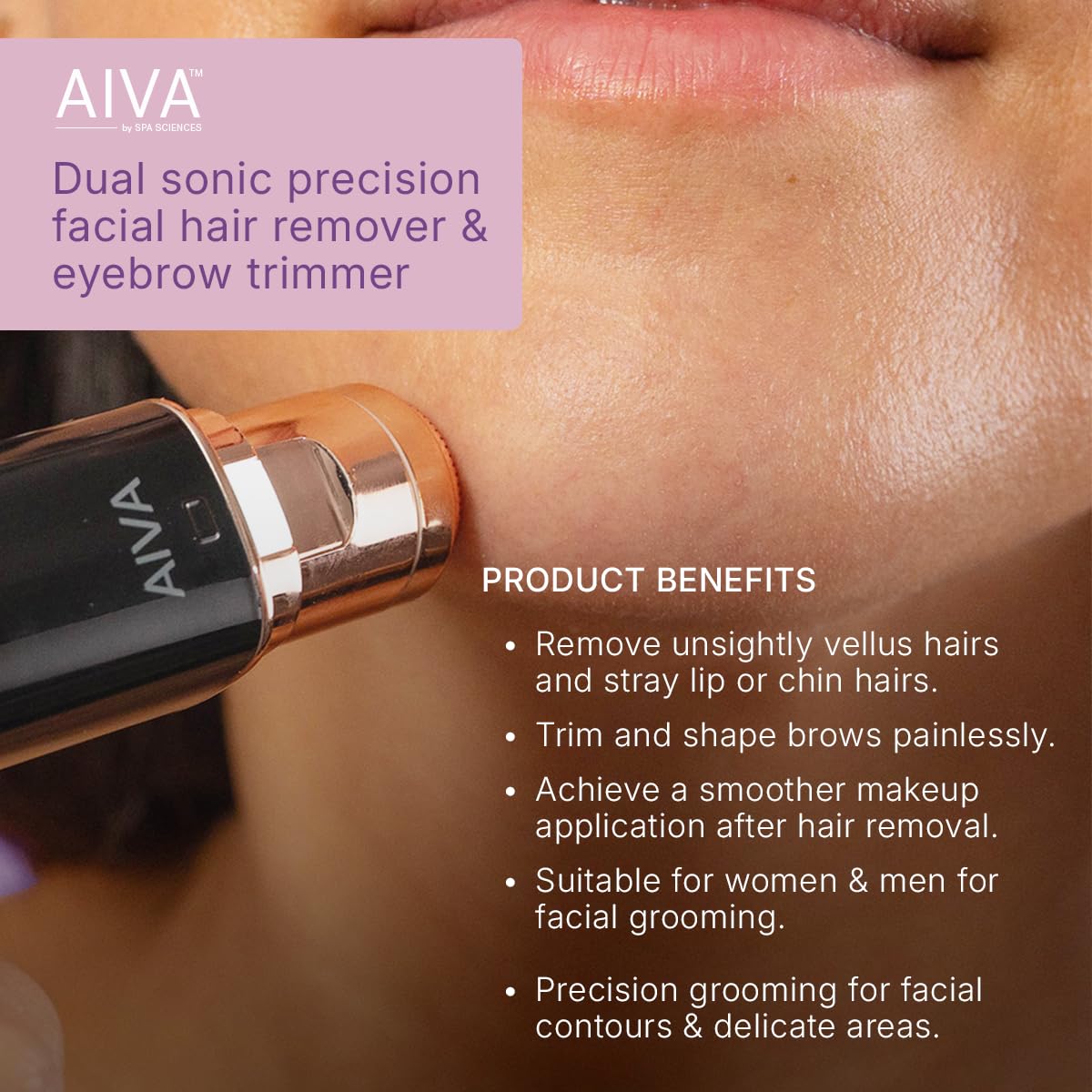 Spa Sciences AIVA LED light detail improving visibility for accurate grooming