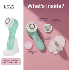 Spa Sciences NOVA infusion head detail aiding better serum absorption