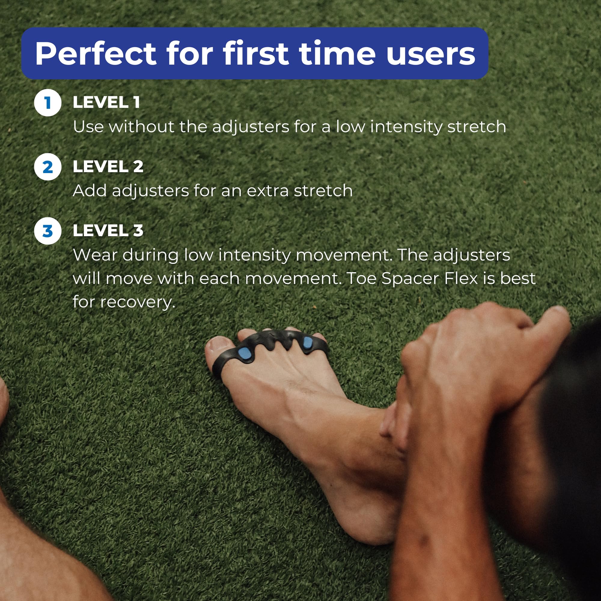 Spacer Mobility close-up of silicone texture highlights flexible fit