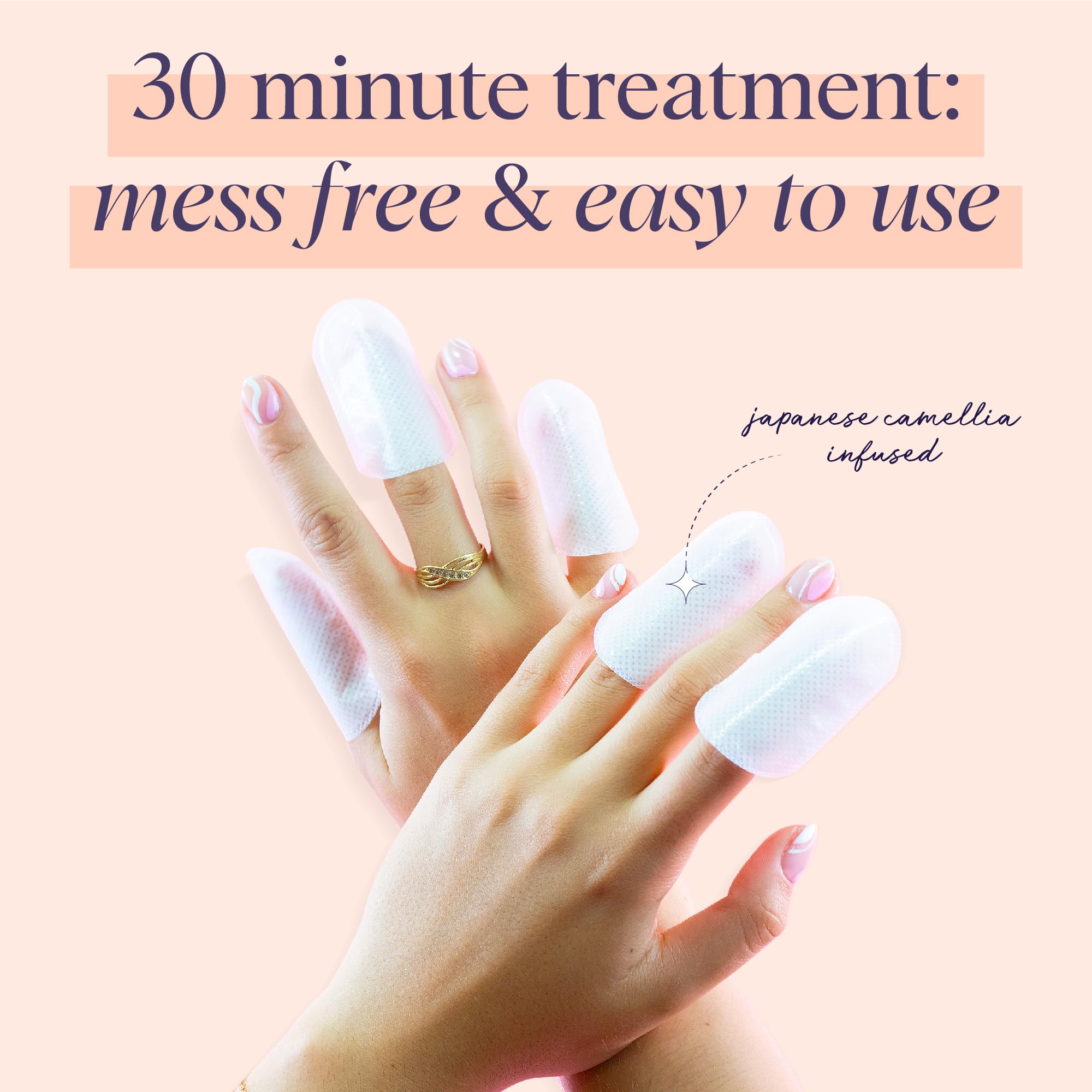 SpaLife after-treatment nails showing smoother cuticles and improved nail appearance benefits