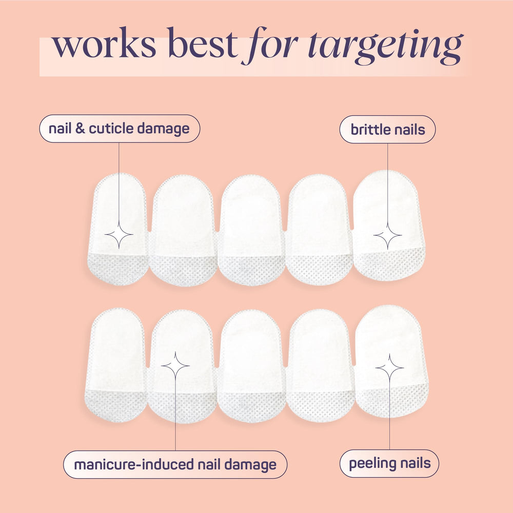 SpaLife contents laid out displaying six boxes and sixty individual wraps for long-term nail care