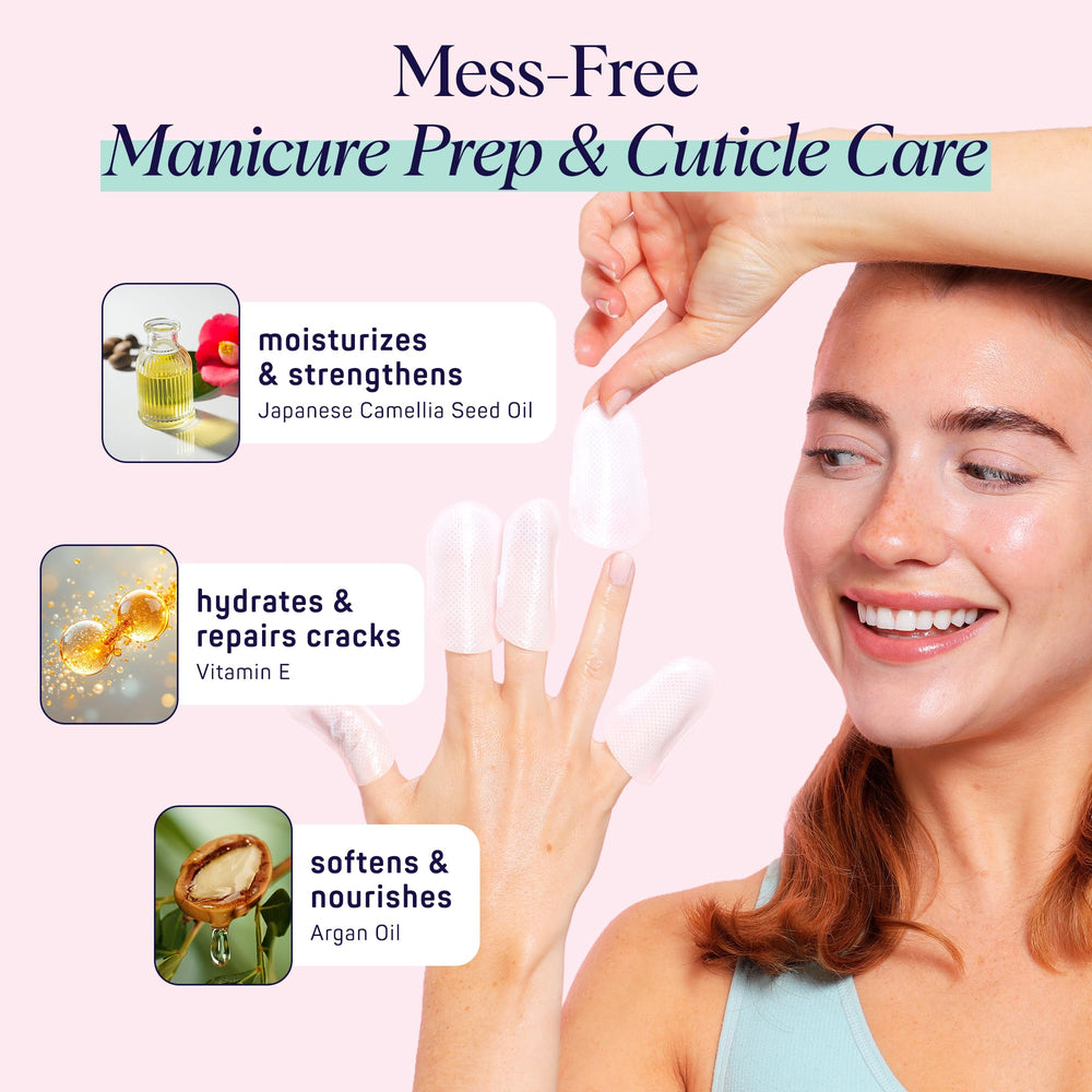 SpaLife cuticle finger wraps focused on nails for targeted repair