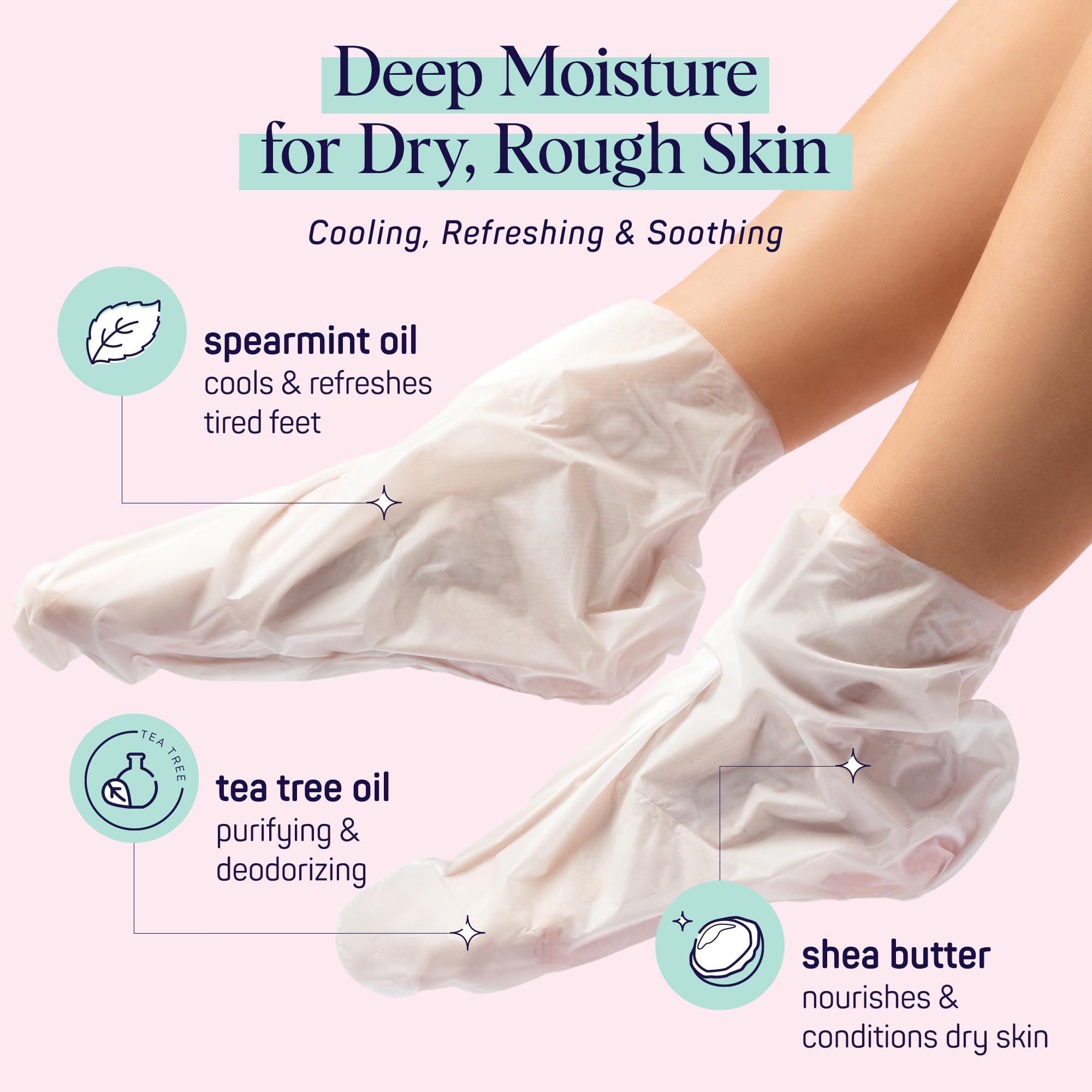 SpaLife single-use packet open to reveal pre-moisturized treatment