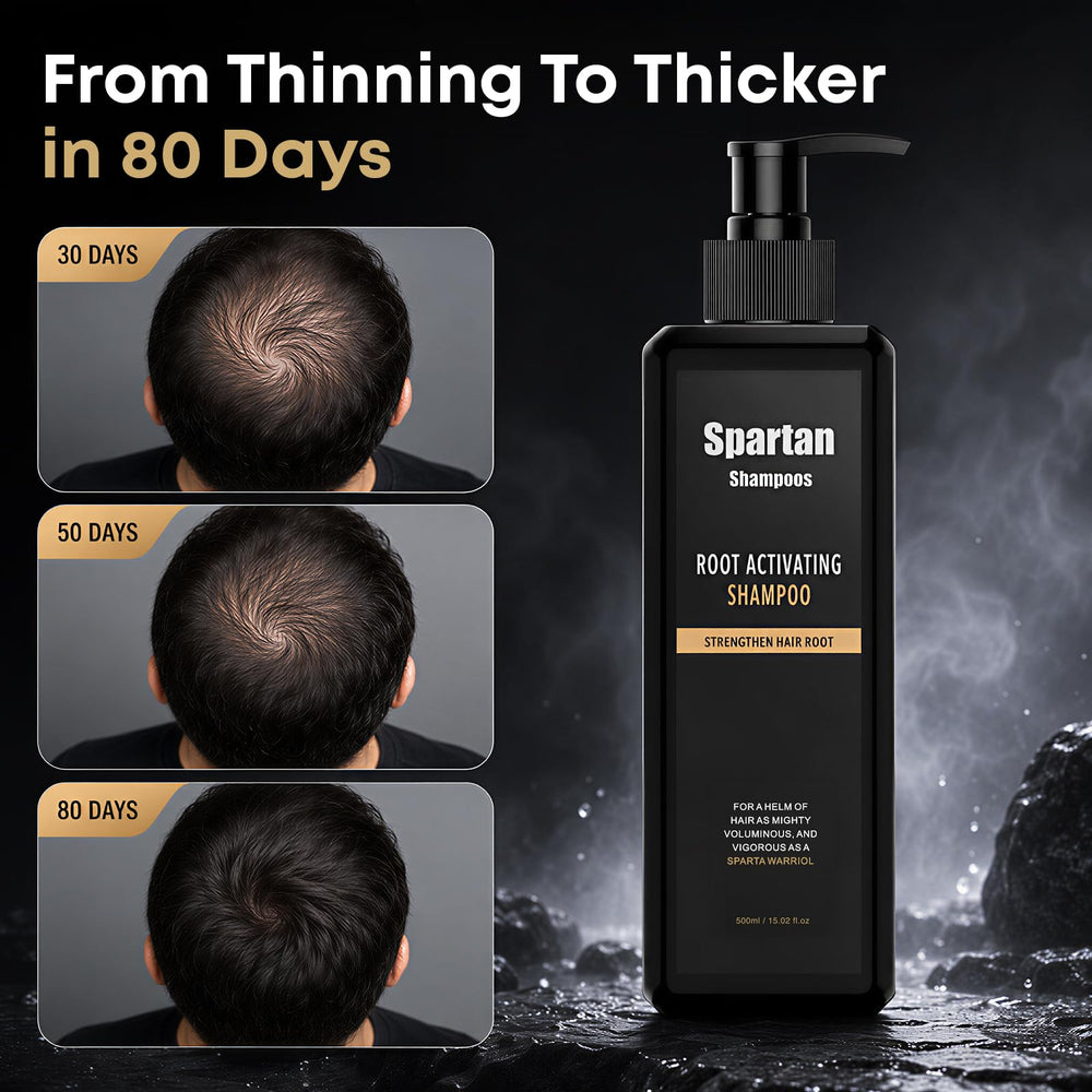 SPARTAN SHAMPOOS natural herbs arranged to show botanical sources
