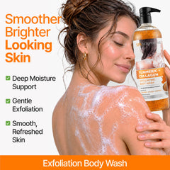SpaScriptions close-up of brown sugar exfoliant crystals for gentle buffing