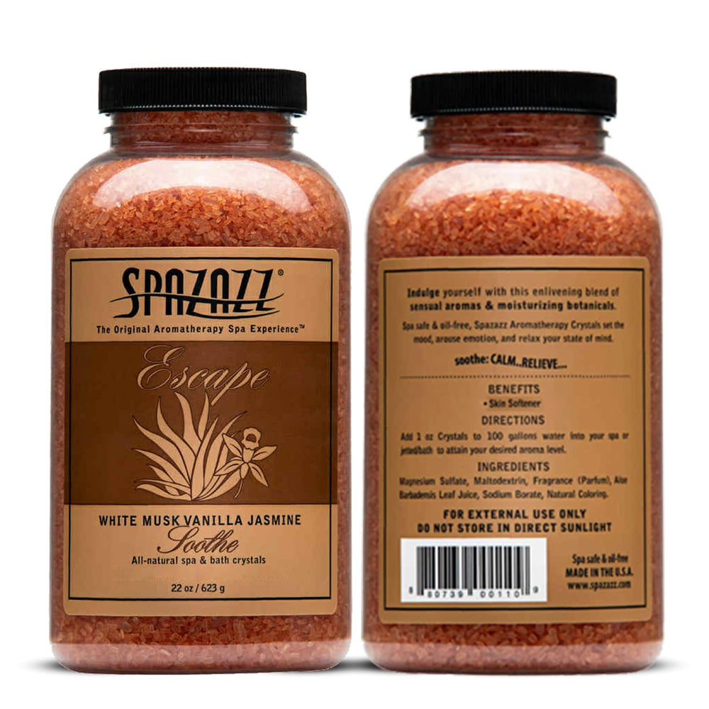 Spazazz crystal close-up texture that shows mineral purity and easy-dissolve benefit