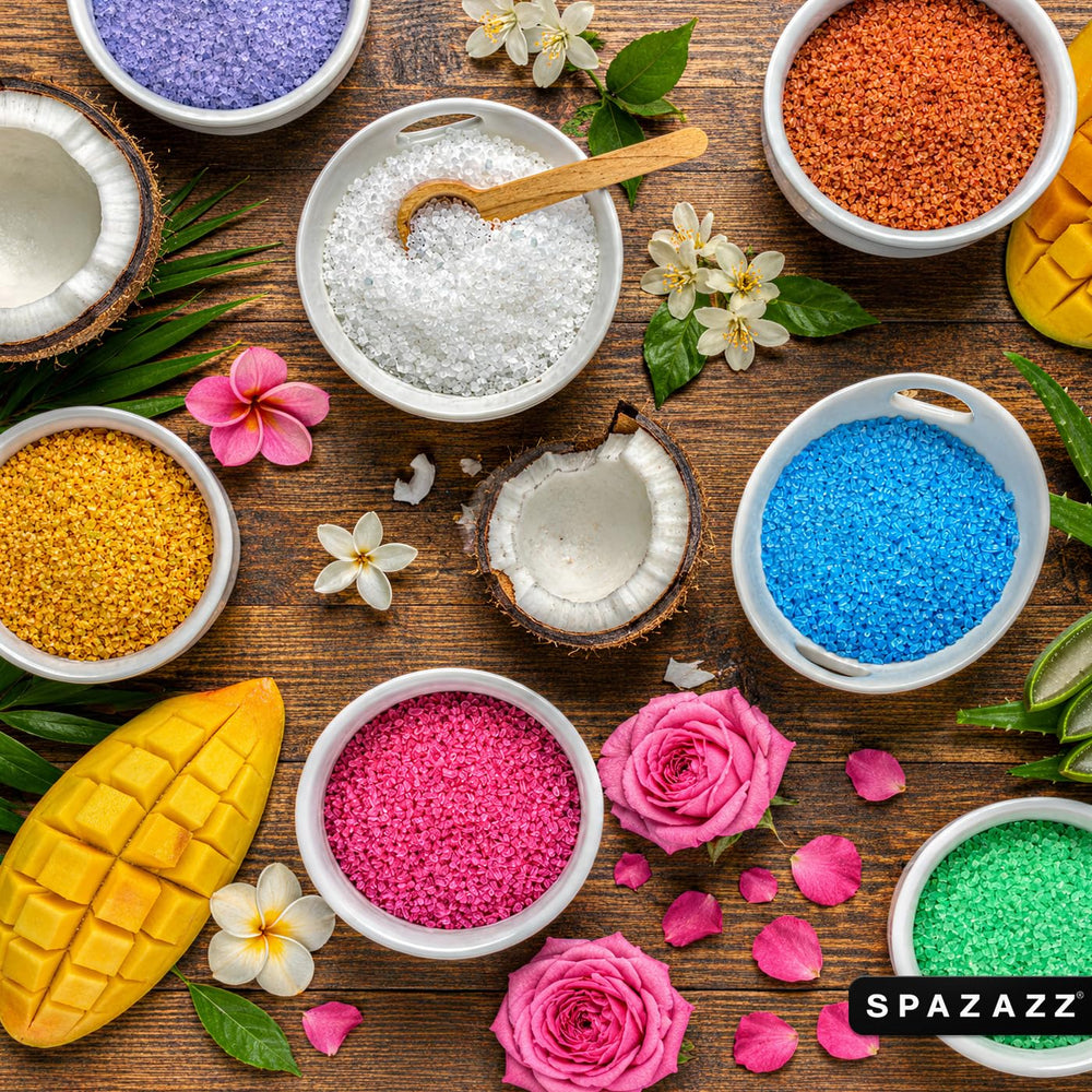 Spazazz lifestyle backyard spa with tub showcasing relaxation ambiance