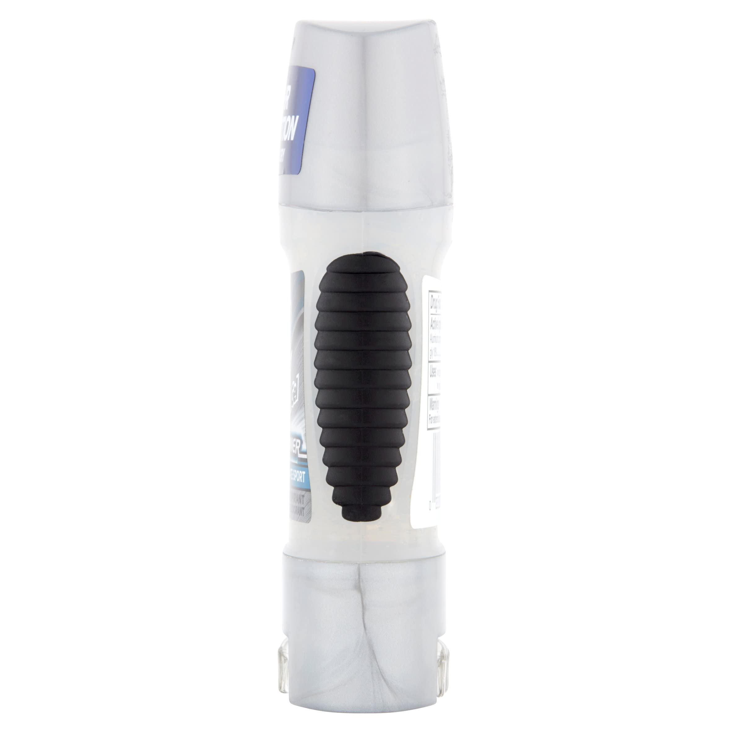 Speed Stick gel applied on skin showing clear finish and low-residue benefit