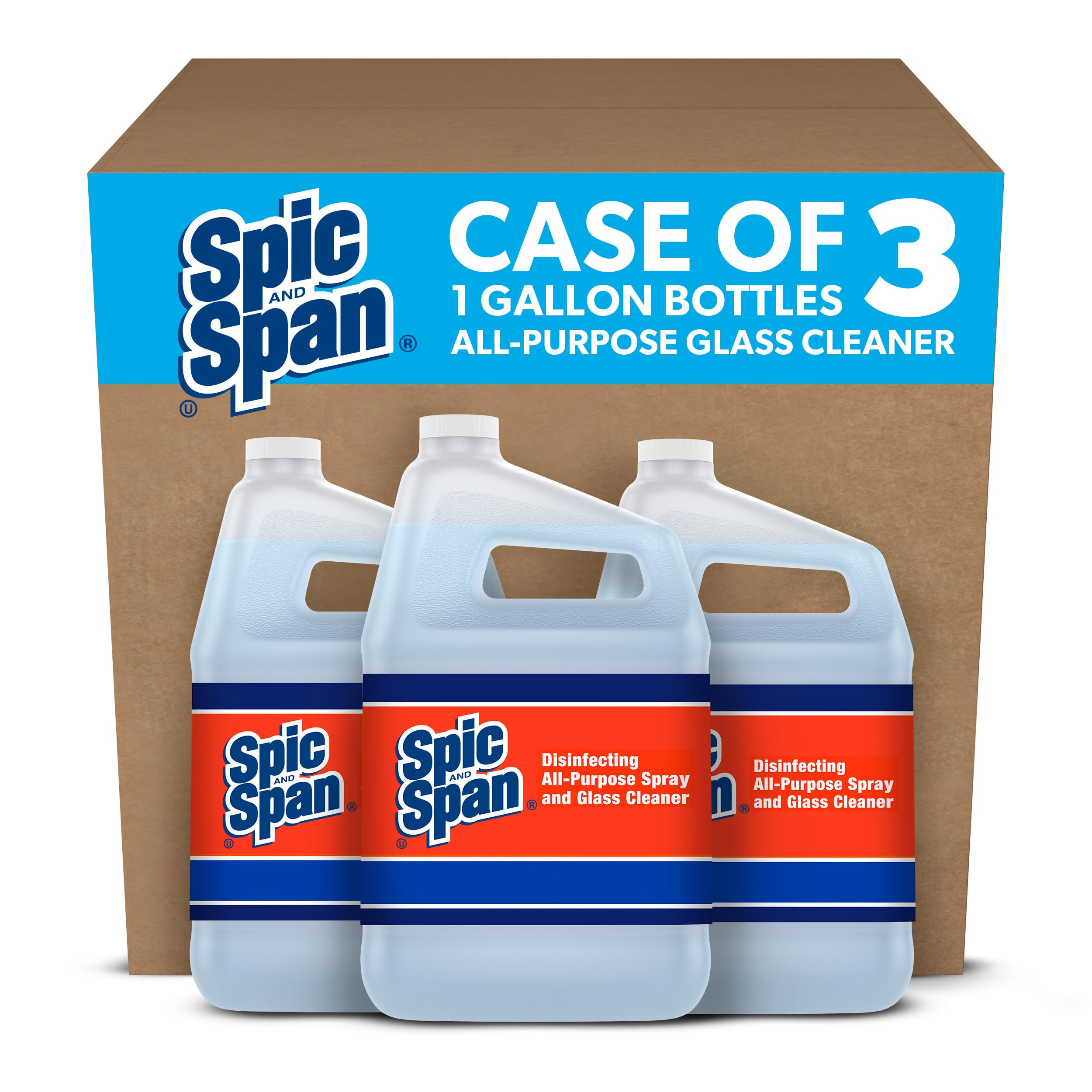 P&G PROFESSIONAL Spic and Span front label showing product identity and benefits