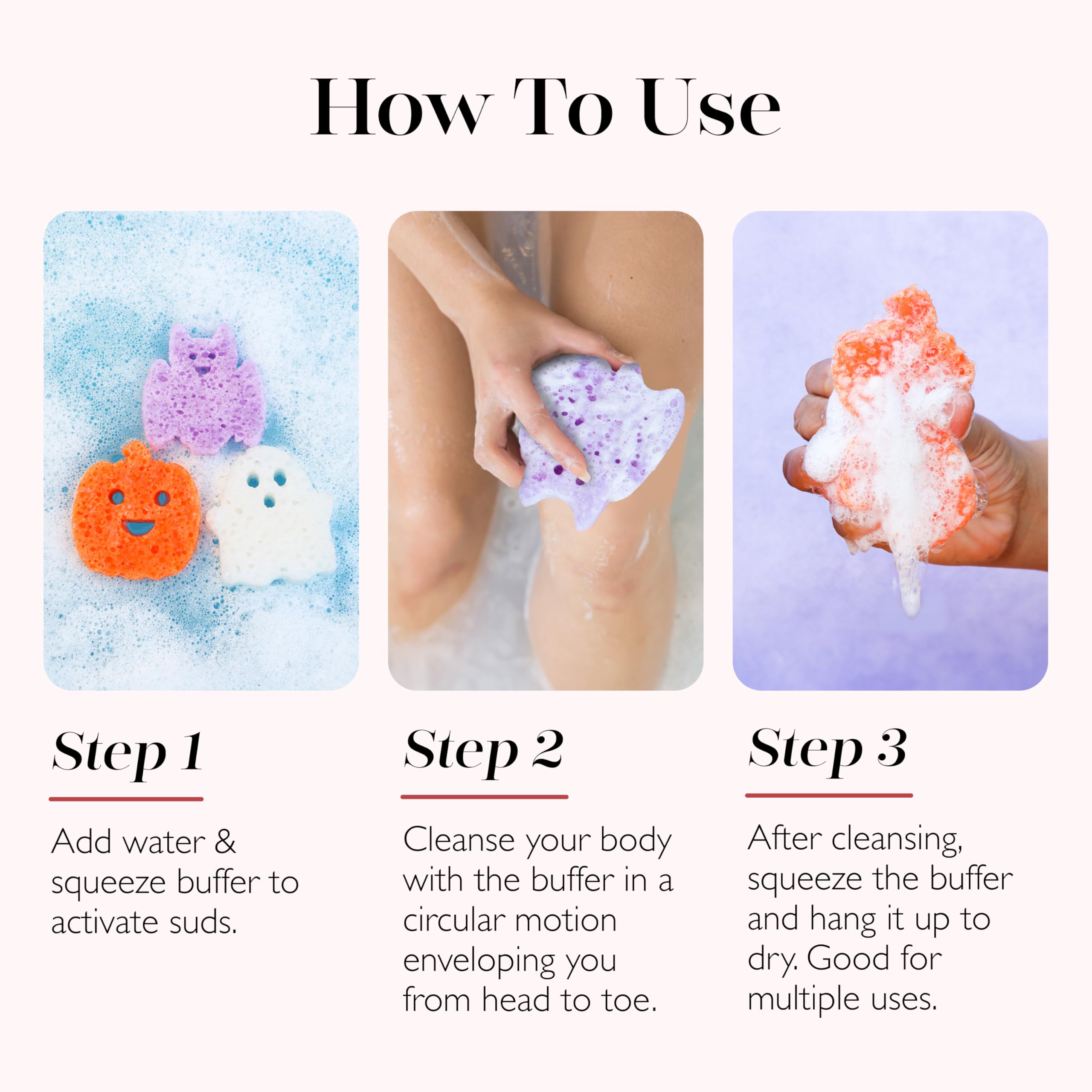 SPONGELLÉ Bat label and ingredients shot highlighting product transparency benefit